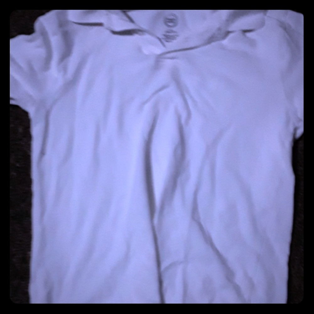 Plain white dress shirt